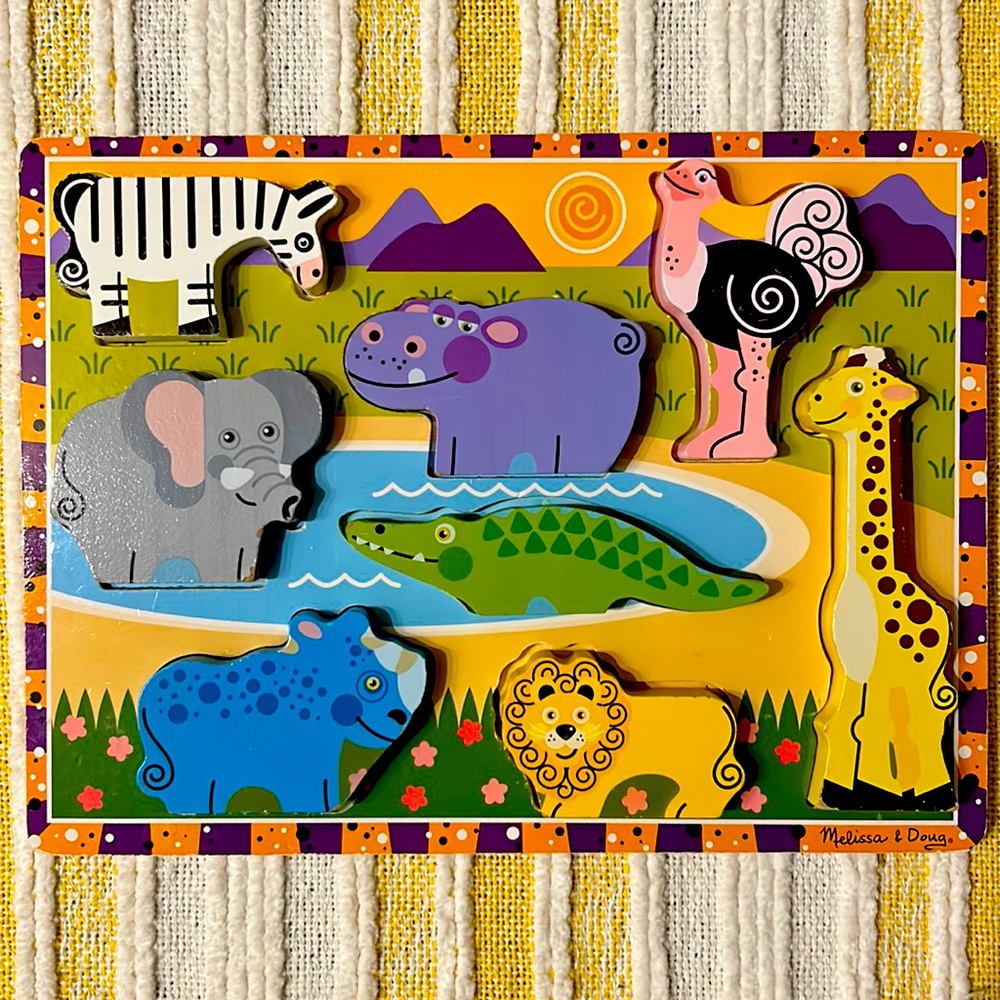 Melissa and Doug Chunky Safari Puzzle